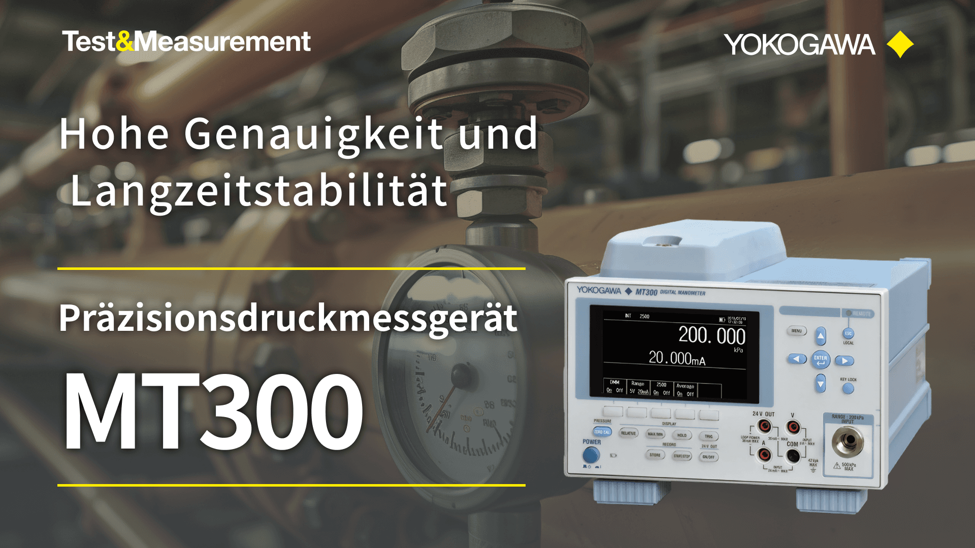 MT300 Präzisionsdruckmessgerät